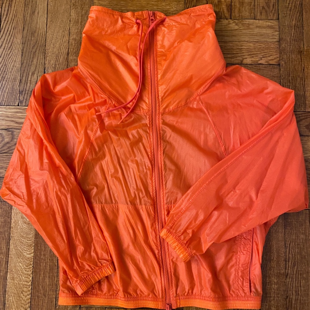 Adidas Stella McCartney Orange Windbreaker Size S